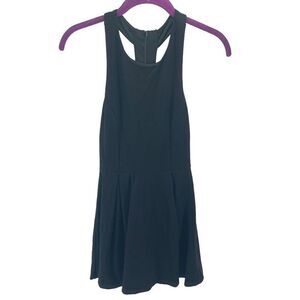 Lulu's Women's Black Skater Cut-out Dress Small EUC